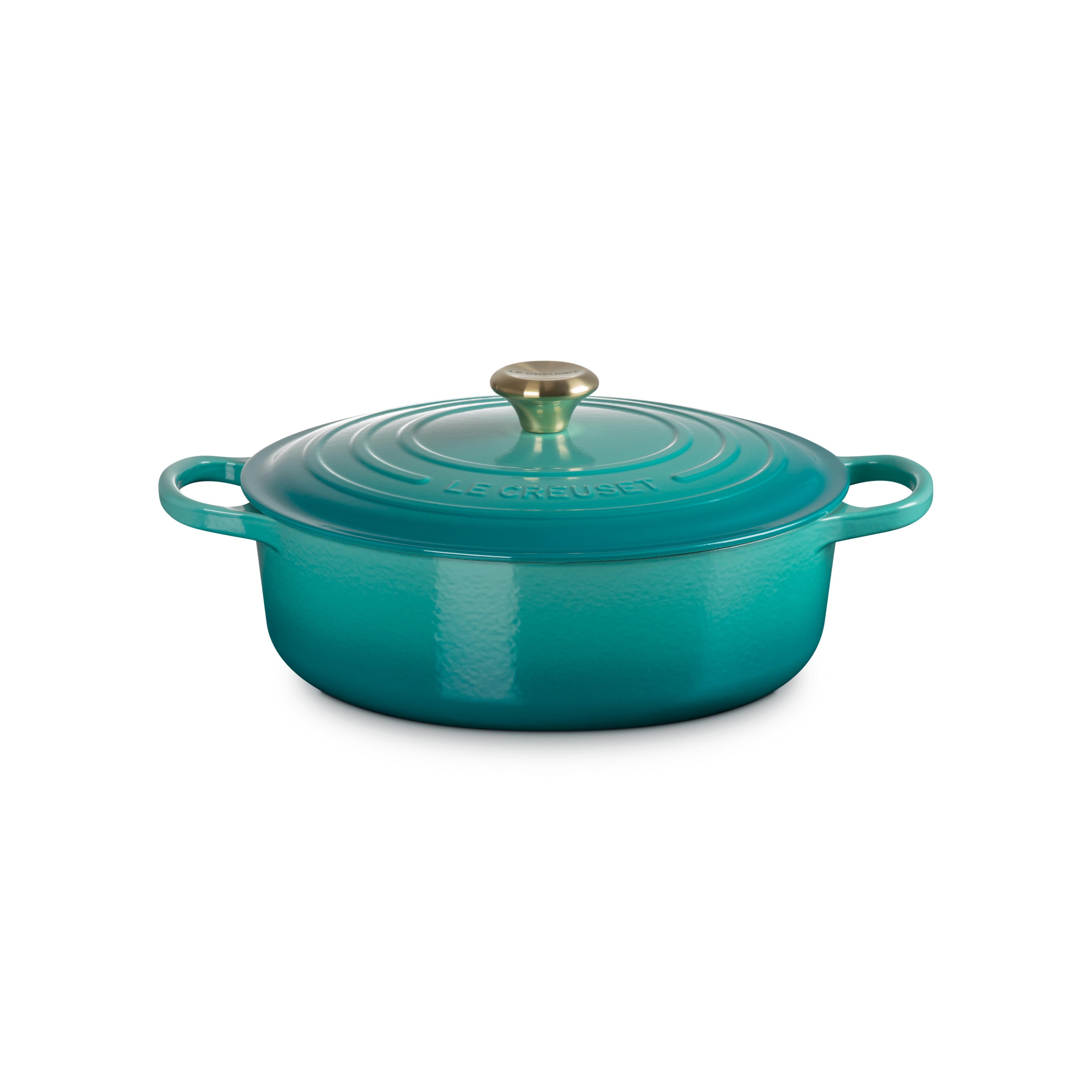 Le Creuset - 6.2L Bleu Riviera Shallow Risotto French/Dutch Oven (30CM)