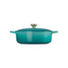 Le Creuset - 6.2L Bleu Riviera Shallow Risotto French/Dutch Oven (30CM) Side