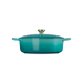 Le Creuset - 6.2L Bleu Riviera Shallow Risotto French/Dutch Oven (30CM) Side
