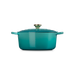 Le Creuset - 6.7L Bleu Riviera French/Dutch Oven (28 cm) Side