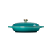 Le Creuset 3.5L Bleu Riviera Shallow Braiser (30 cm) Side