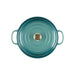 Le Creuset 3.5L Bleu Riviera Shallow Braiser (30 cm) Top with Lid
