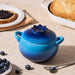 Le Creuset Limited Edition Blueberry Mini Cocotte 0.48 L Stoneware spoon