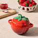 Le Creuset Limited Edition Strawberry Mini Cocotte 0.57 L Stoneware fresh fruit