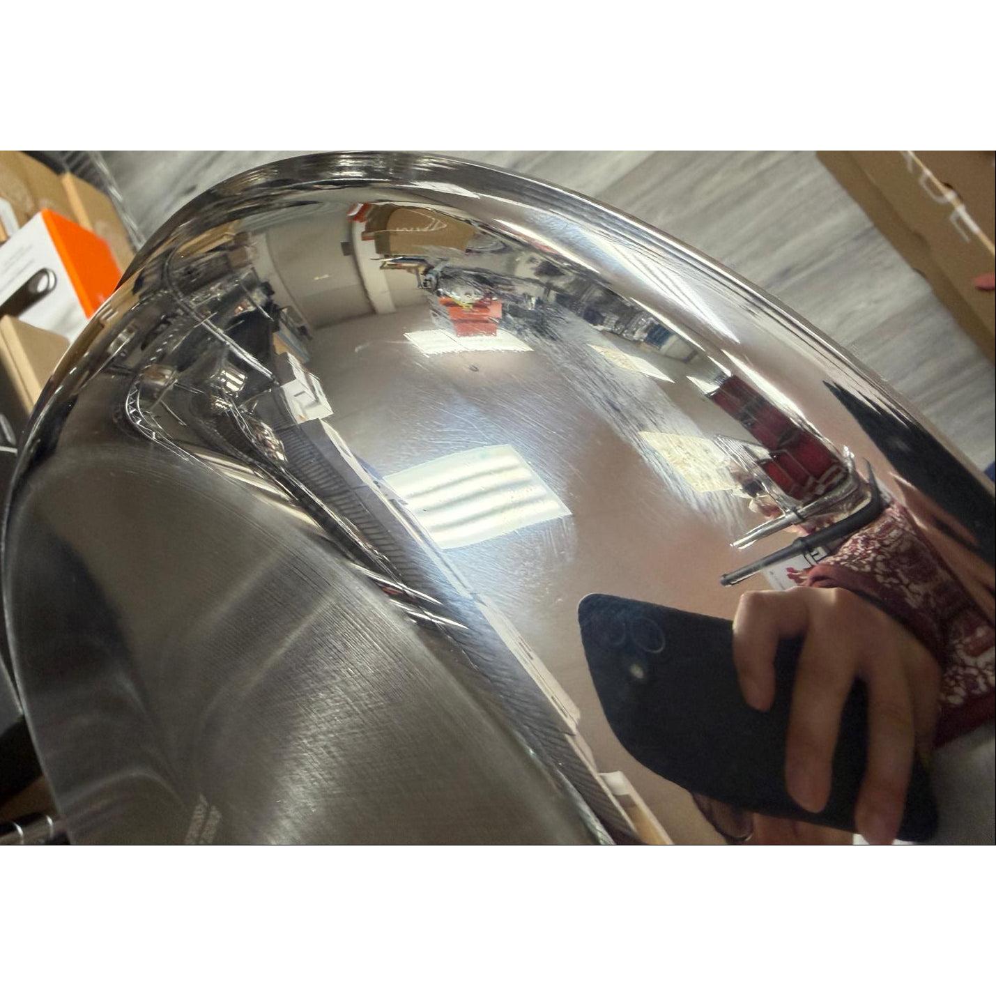 All-Clad D5 - 12" Mirror Finish Stainless Steel Fry Pan - Scuffed Side - Open Box