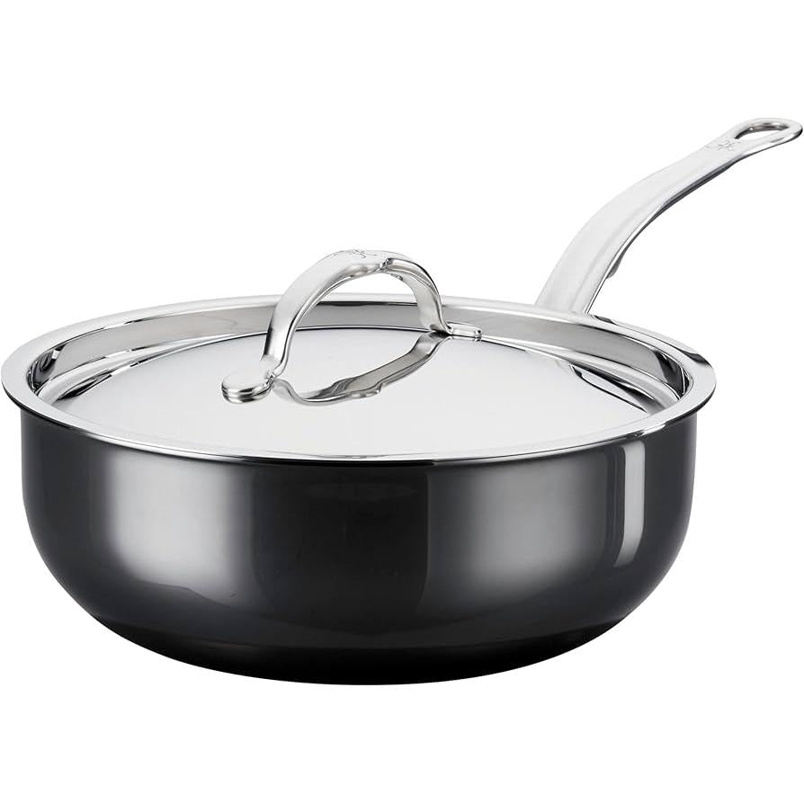Hestan NanoBond Titanium 3.5 Qt / 24 cm Saucier - Made in Italy - 60039