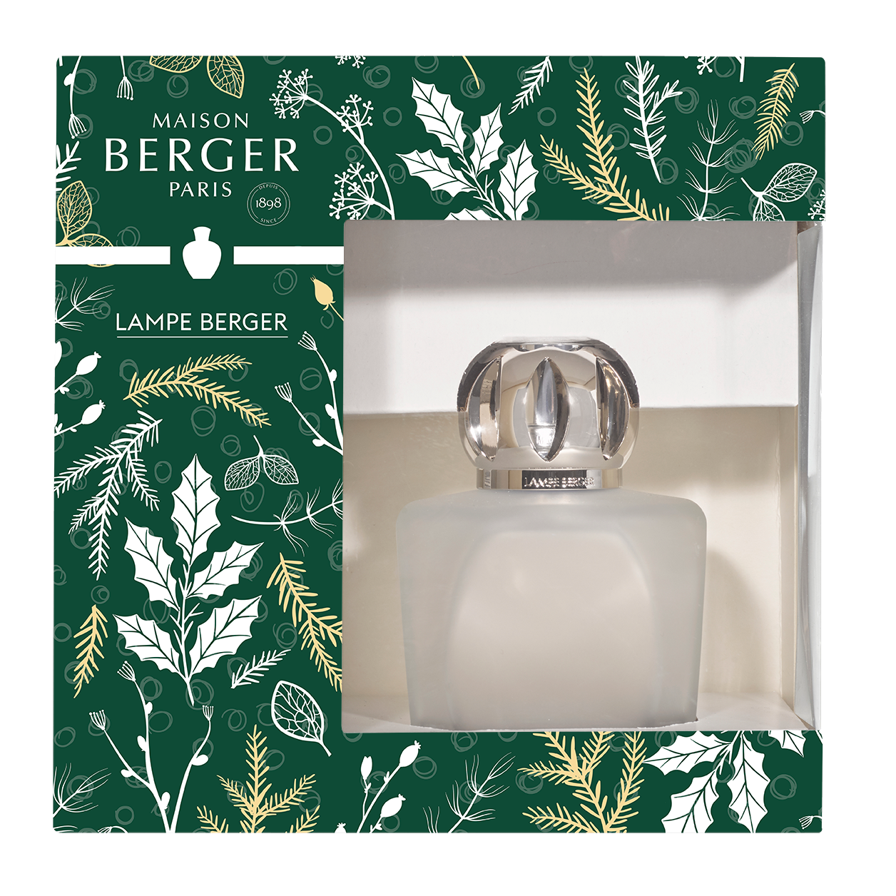 Maison Berger - Magical Frosted Lamp with Velvet of Orient 250 ml - 314902 green box