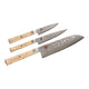 Miyabi Birchwood 5000MCD 3-Piece Set 7" Santoku, 5" Paring,  3.5" Paring knife 34370-003 - Made in Japan