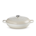 Le Creuset 4.7L Meringue Shallow Braiser (32 cm) Side