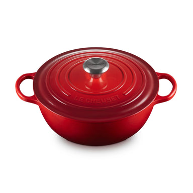 Le Creuset - 4.9L Cherry Red/Cerise Chef's French Oven (28 cm)