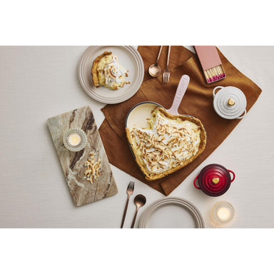 Le Creuset Heart Skillet Shell Pink (26 cm) Coconut Pie