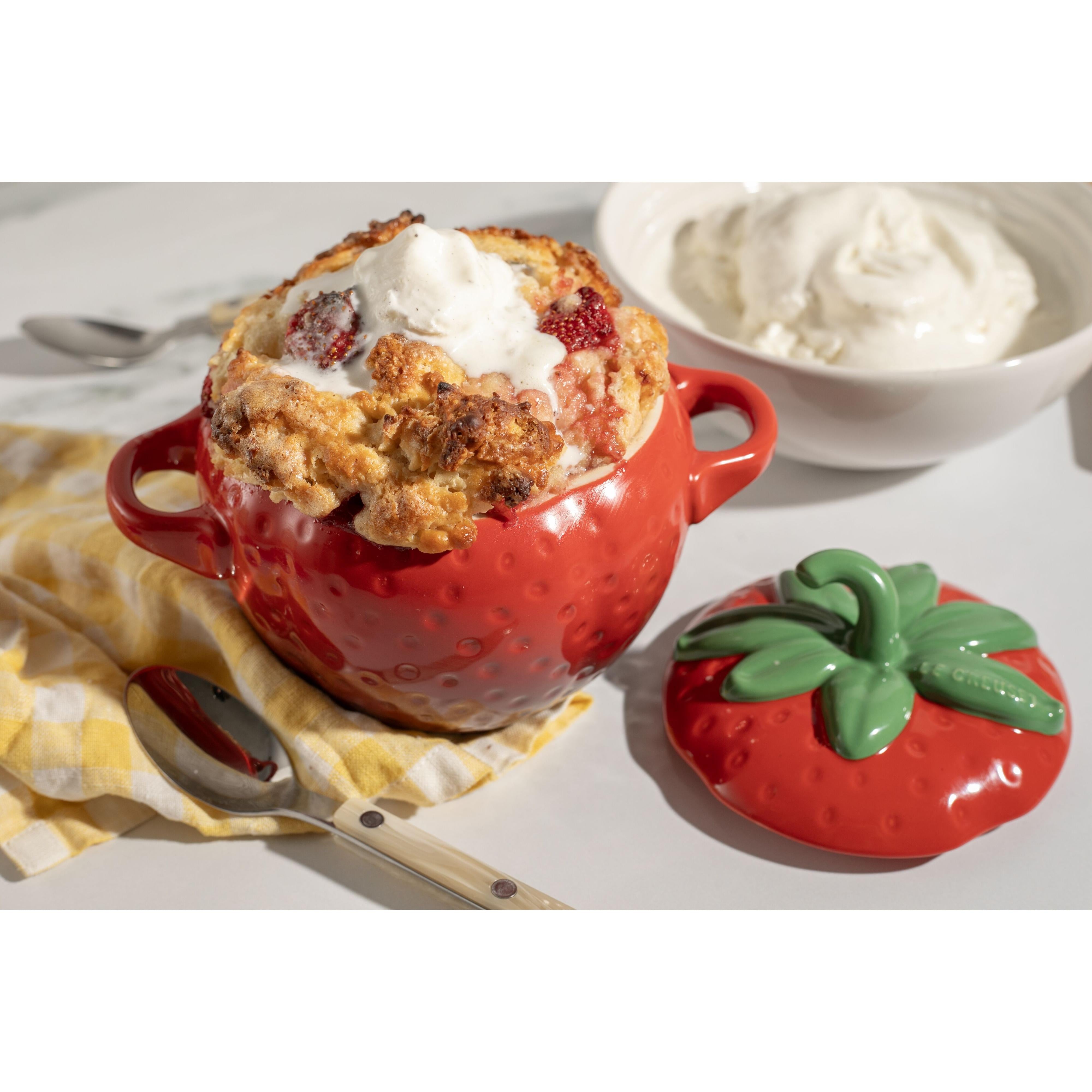 Le Creuset Limited Edition Strawberry Mini Cocotte 0.57 L Stoneware Dessert