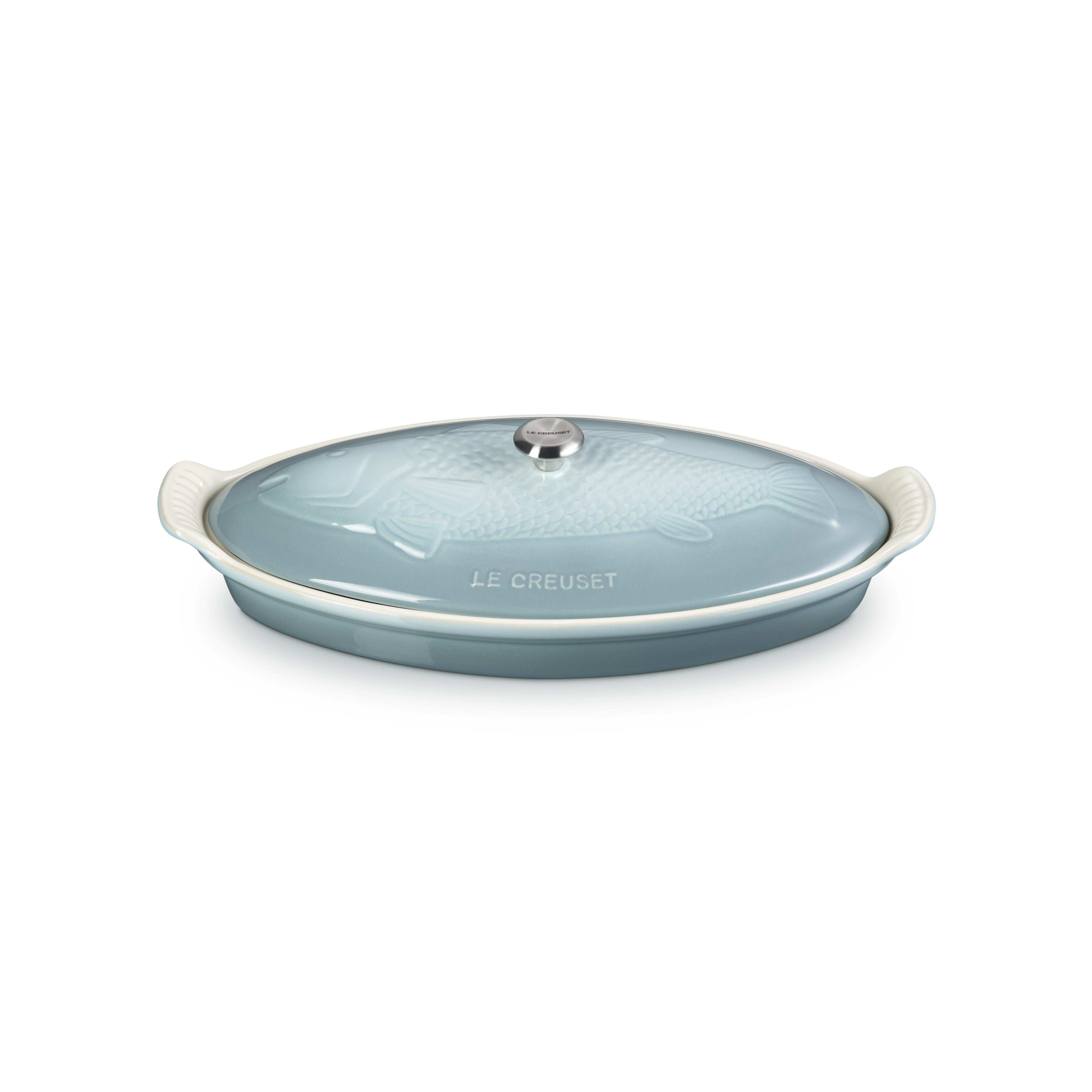 Le Creuset Sea Salt Heritage Oval 1.6L Fish Baker 34 cm