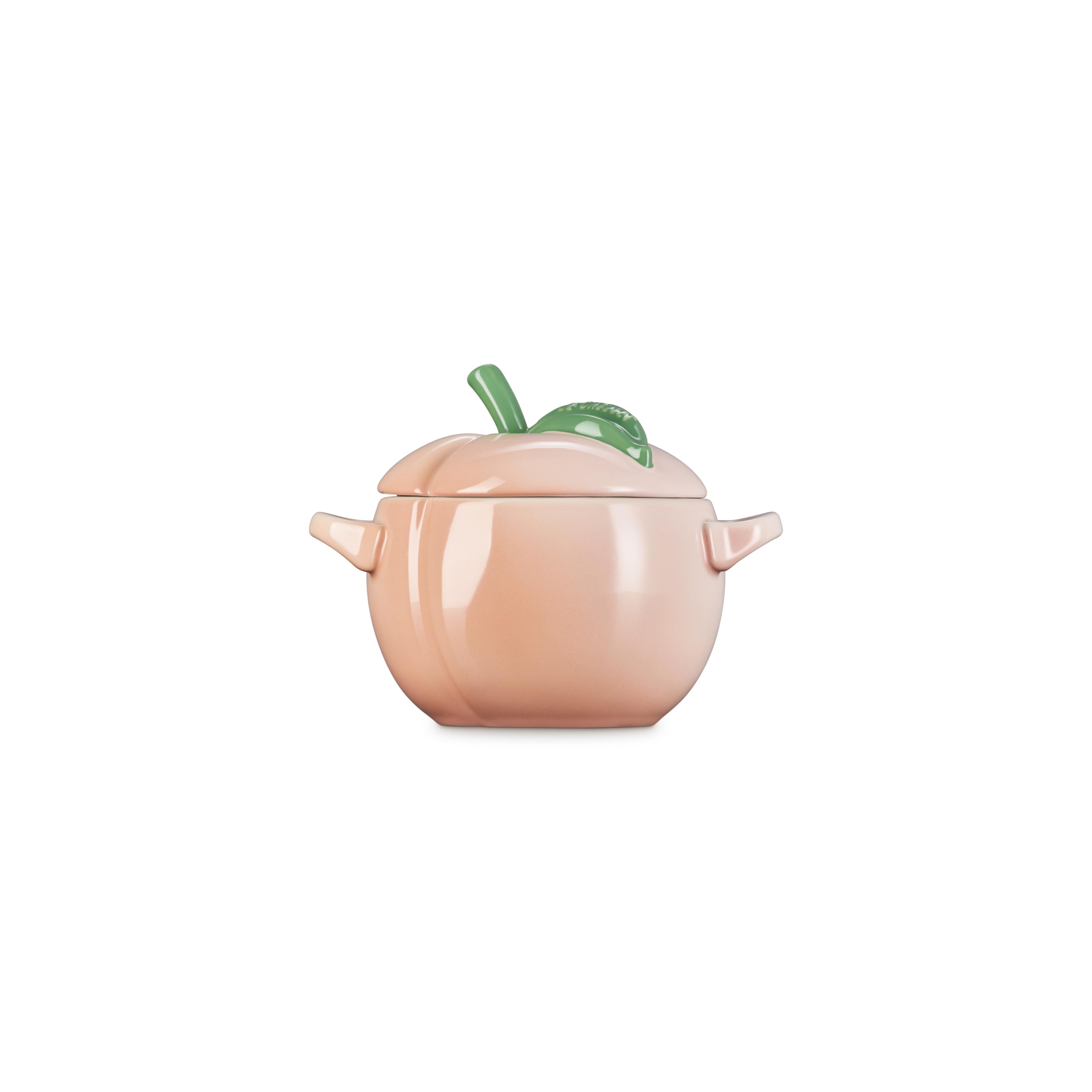 Le Creuset Limited Edition Peach Mini Cocotte Side