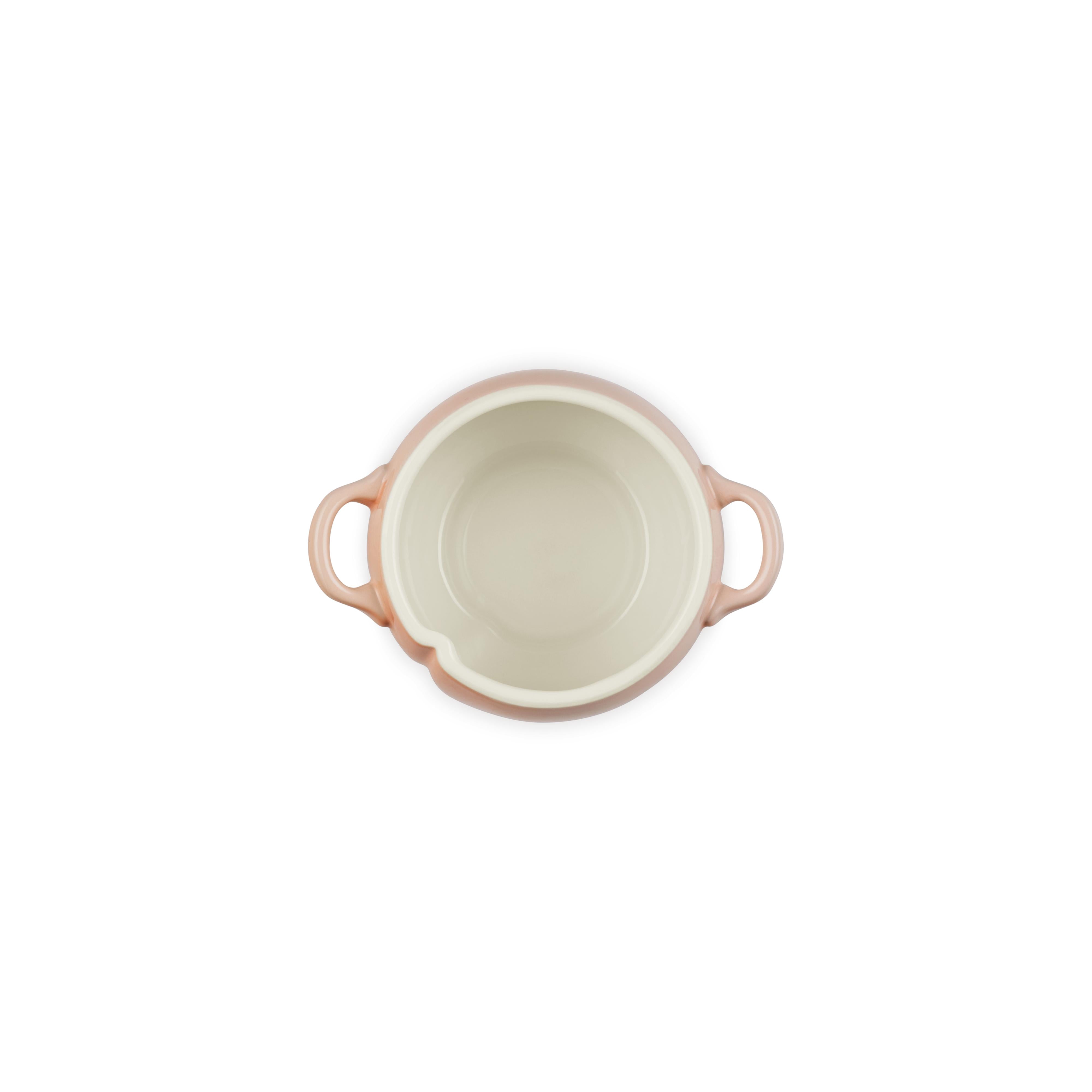 Le Creuset Limited Edition Peach Mini Cocotte Inside