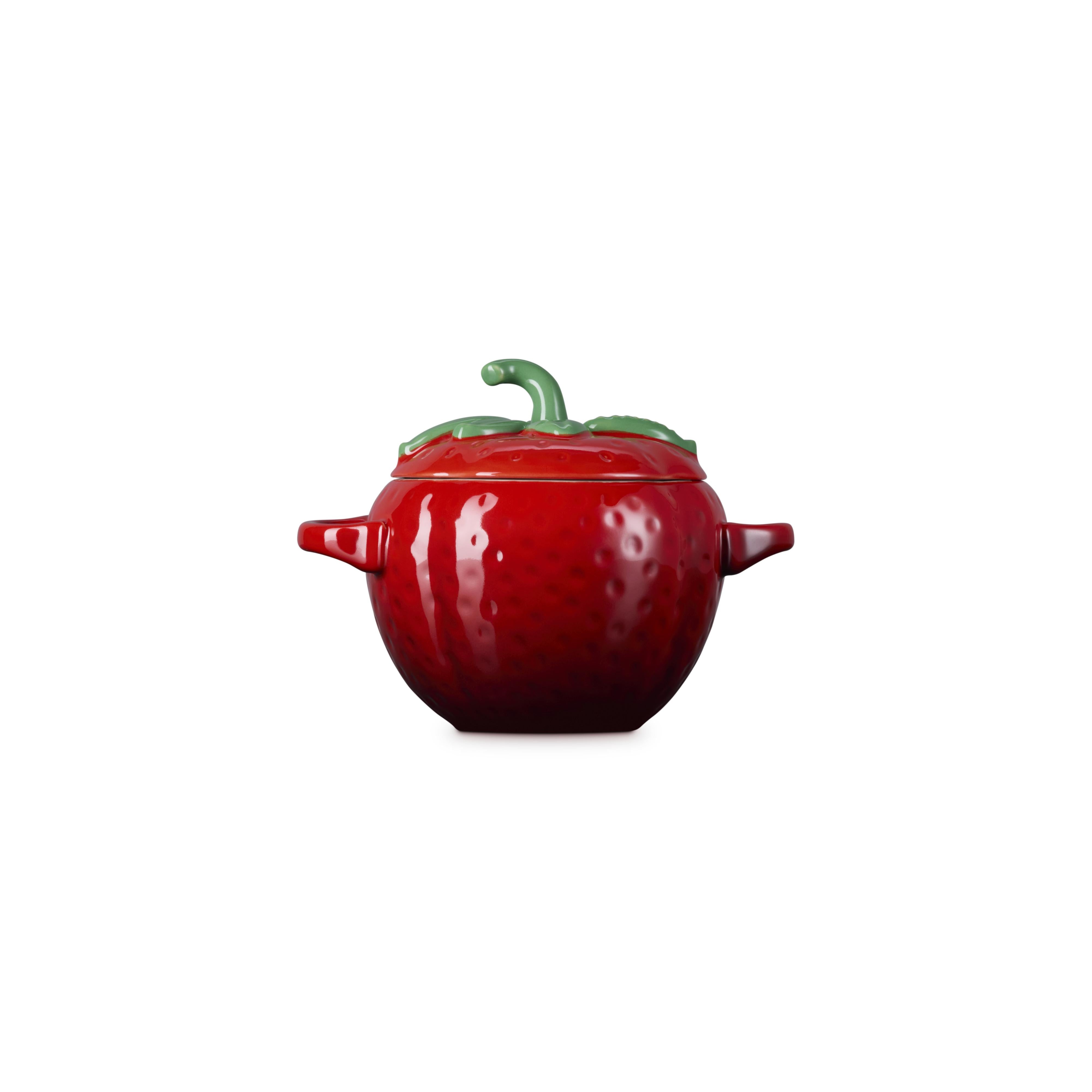 Le Creuset Limited Edition Strawberry Mini Cocotte 0.57 L Stoneware Side