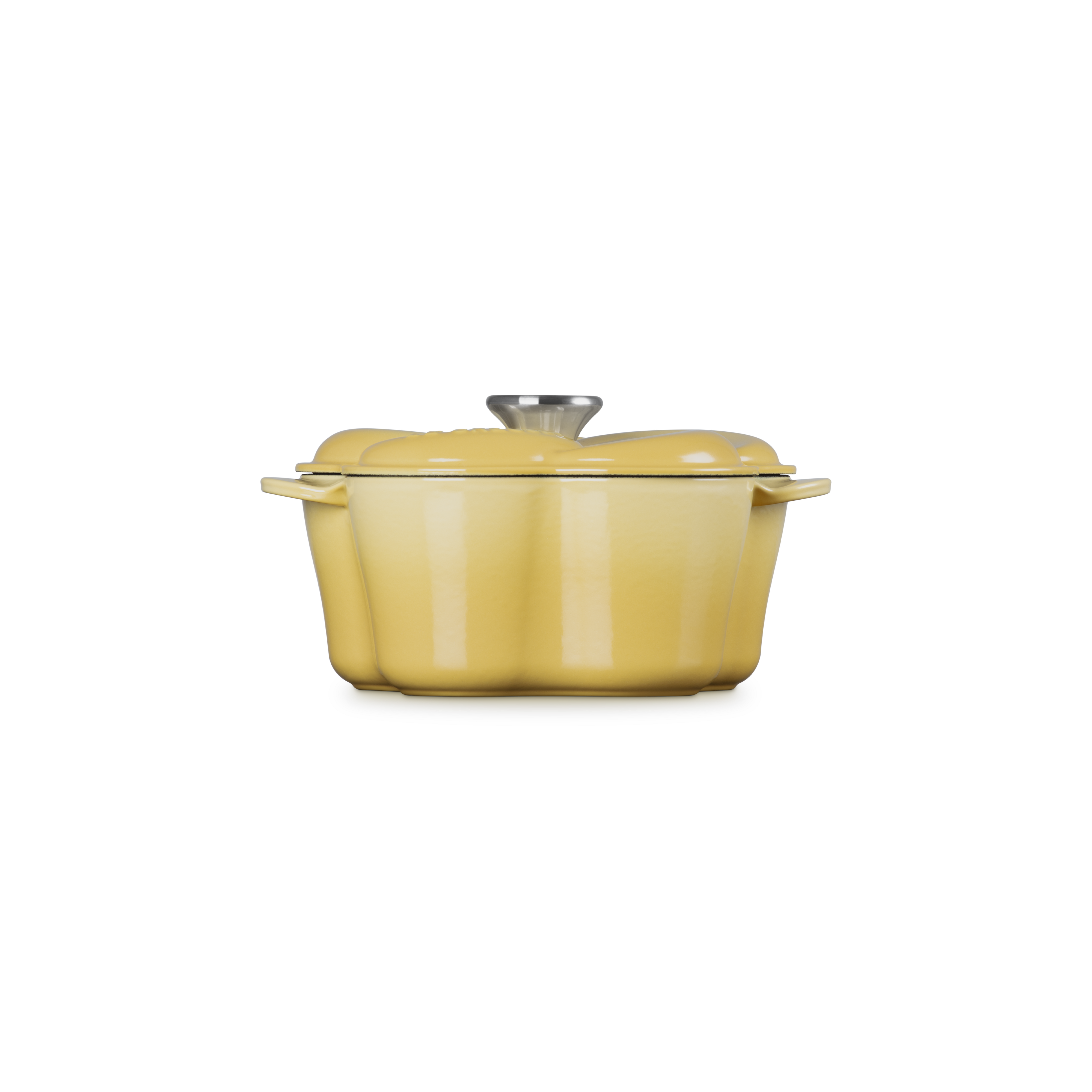 Le Creuset 2L Camomille Petal Cocotte (20 cm) Side