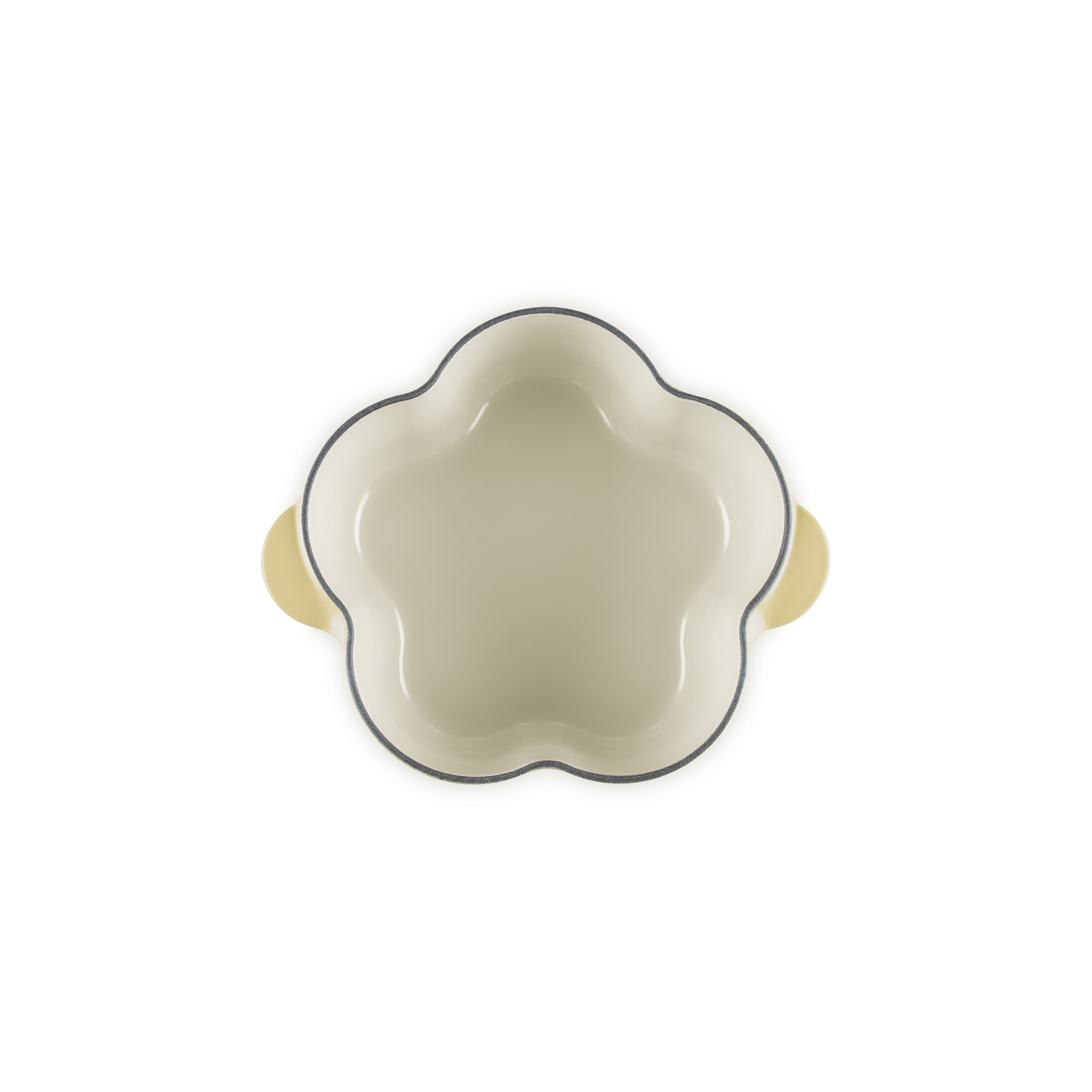 Le Creuset 2L Camomille Petal Cocotte (20 cm) Interior 