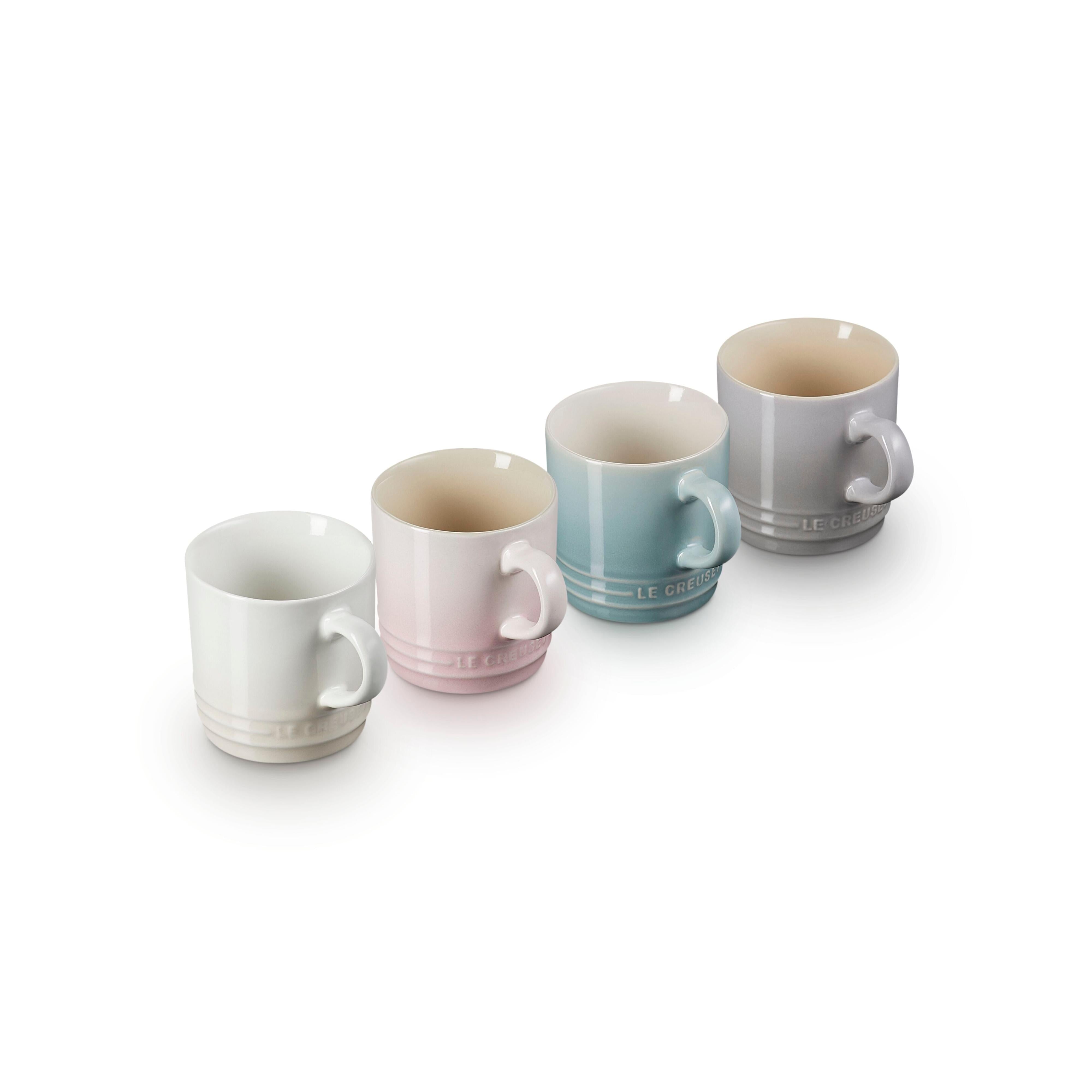 Le Creuset Calm Collection Multicolour Mugs 200 mL (Set of 4) 