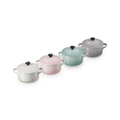 Le Creuset Calm Collection Multicolour 4 Pieces 0.25L Mini Round Cocottes