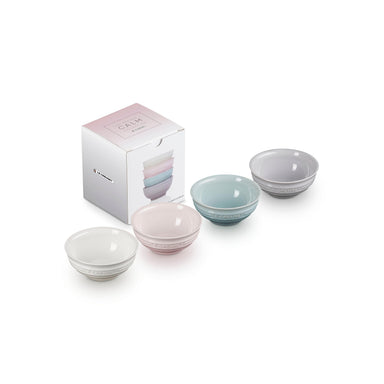Le Creuset Calm Collection Multicolour 4 Pieces 0.18L Bowls with Boxes