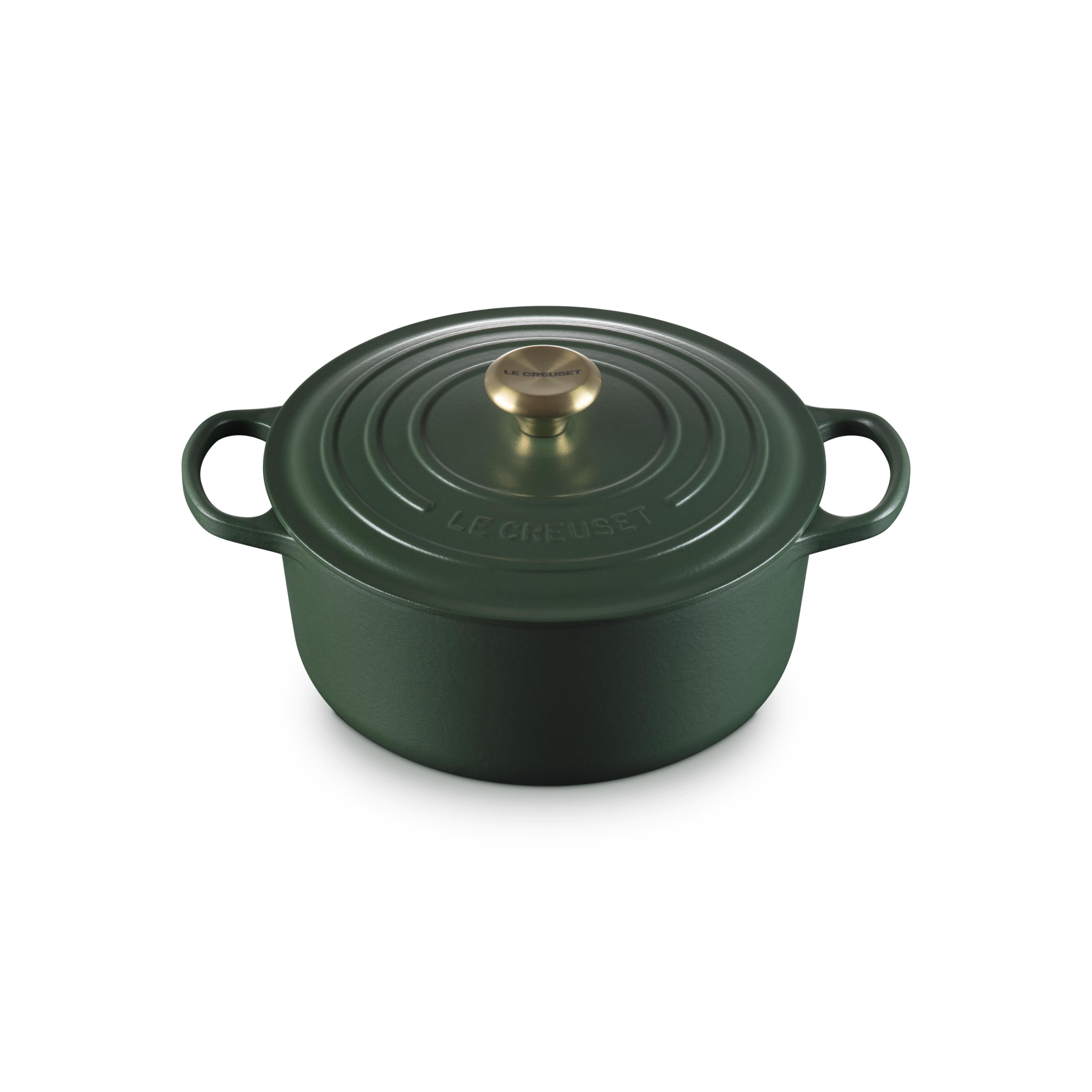 Le Creuset 5.3L Foret French/Dutch Oven (26cm) Gold Knob