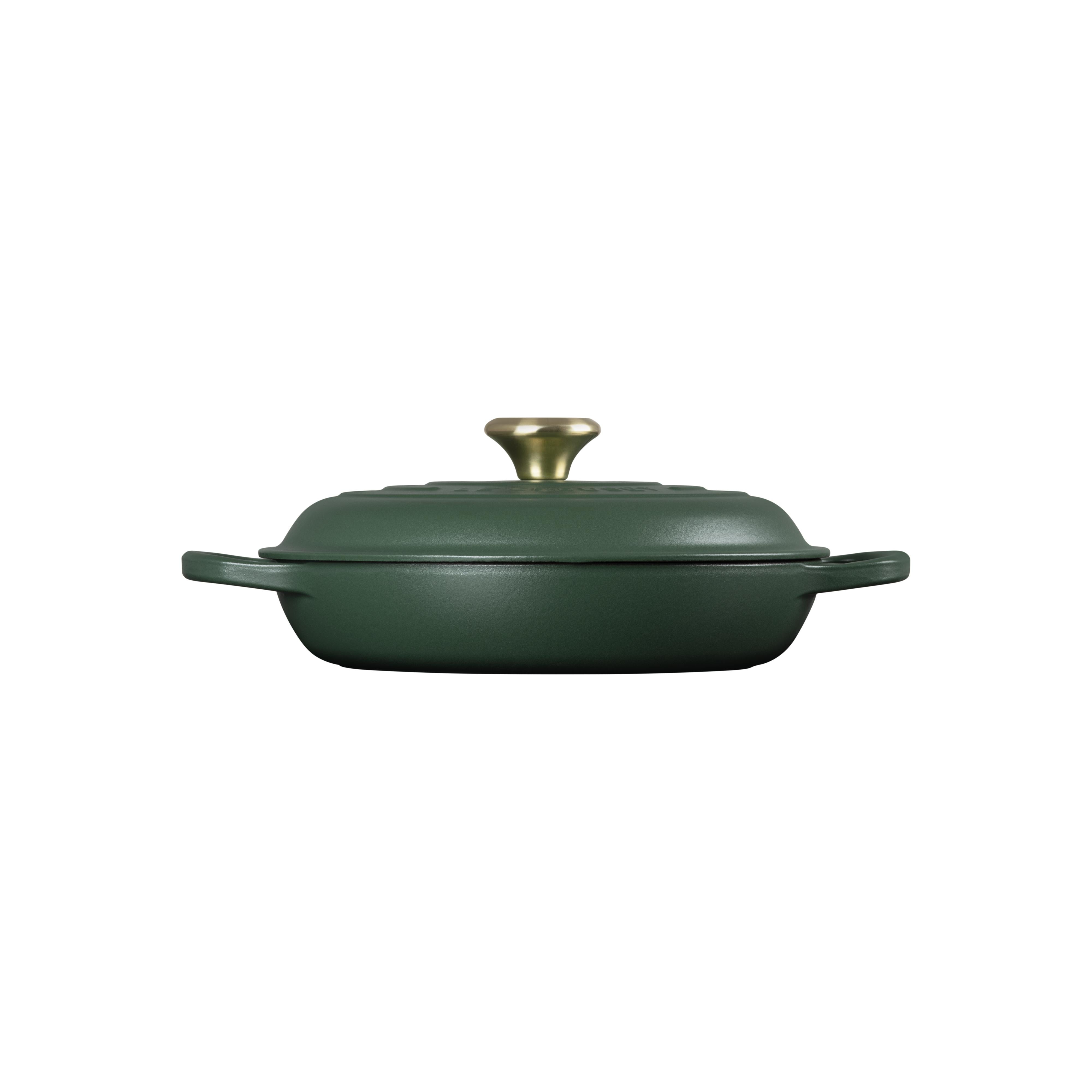 Le Creuset 3.5L Foret Shallow Braiser (30 cm) Side 