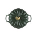 Le Creuset - 3.7L Pumpkin Cocotte Foret (24 cm) Top Gold Knob