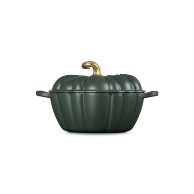 Le Creuset - 3.7L Pumpkin Cocotte Foret (24 cm) Side