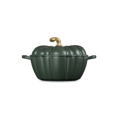 Le Creuset - 3.7L Pumpkin Cocotte Foret (24 cm) Side
