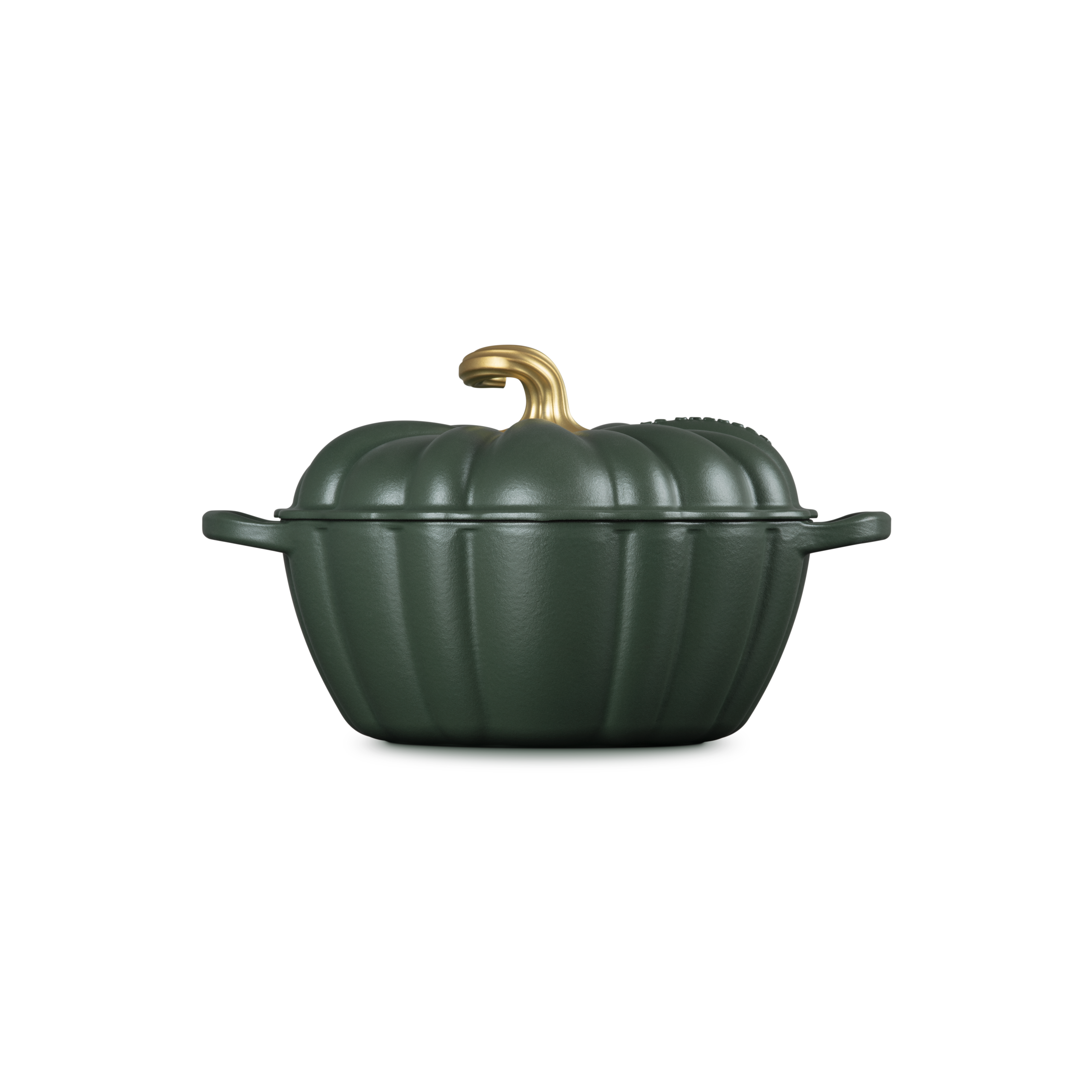 Le Creuset - 3.7L Pumpkin Cocotte Foret (24 cm) Side