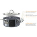 Hestan NanoBond 10-Piece Titanium Ultimate Cookware Set - Made in Italy 5-Ply