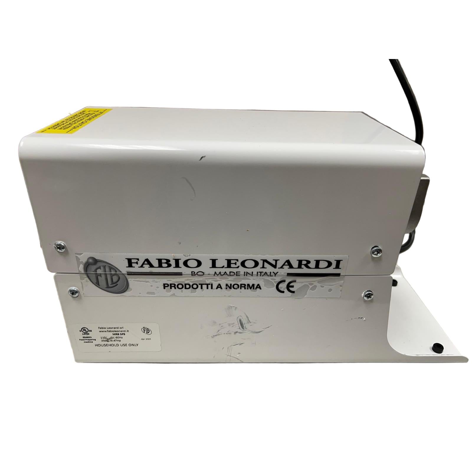 Fabio Leonardi MR8 1/2 HP SP3 Tomato Machine w/ Powder Coated Motor - Scuffed Body -  Lightly Used