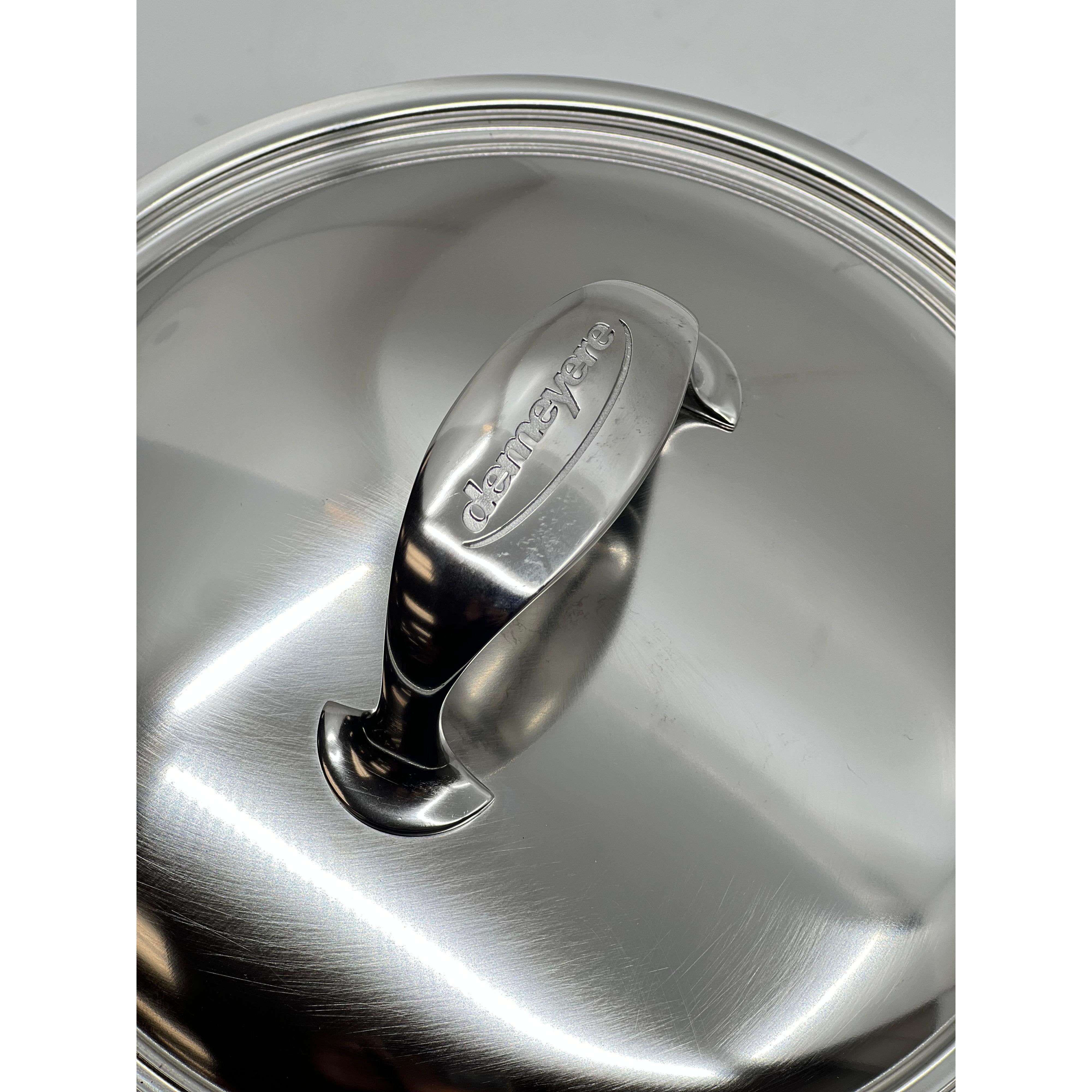 Demeyere Atlantis 10 Piece 18/10 Stainless Steel Cookware Set - Lid Imperfection - Unused Open Box