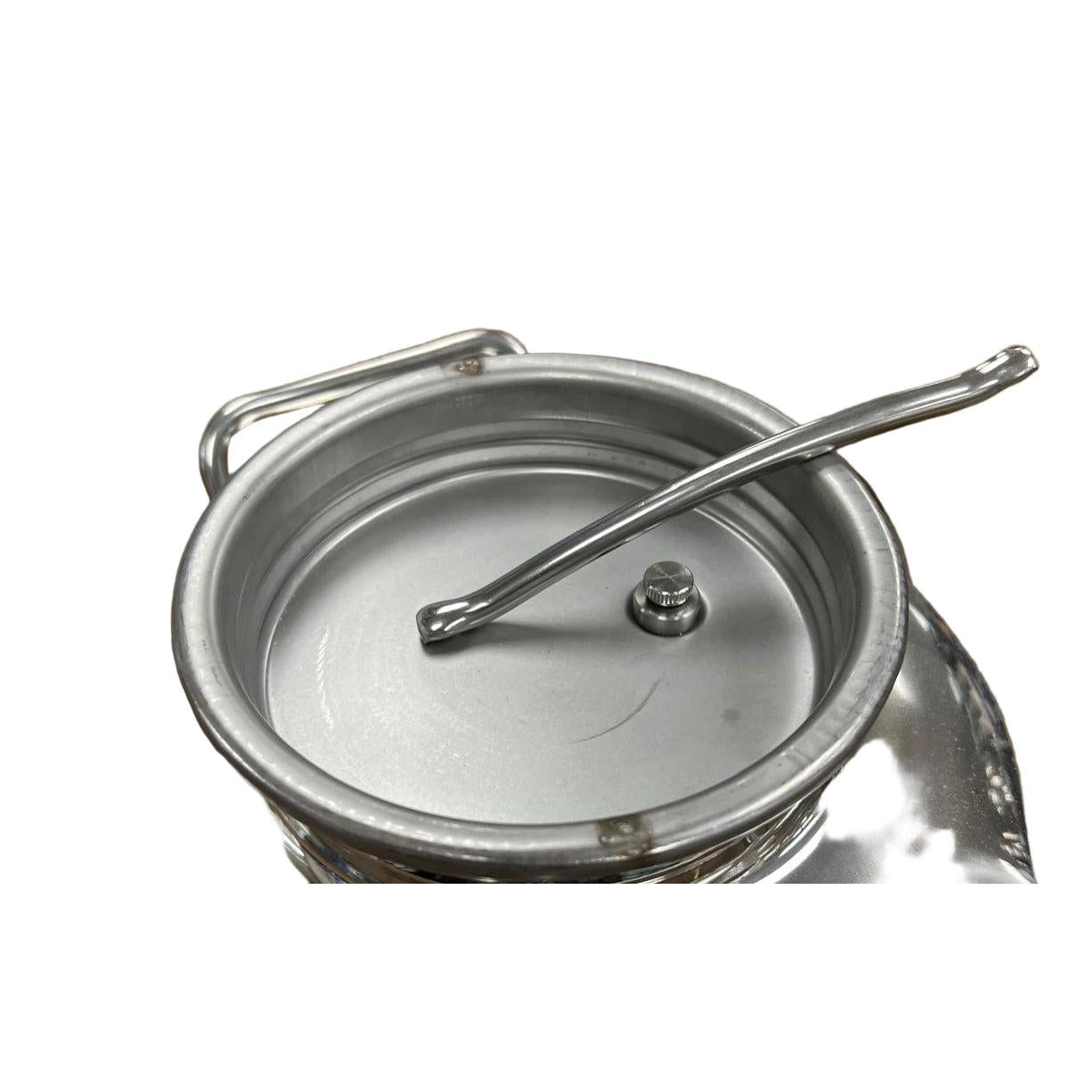 Sansone 15L/3.96 gal Europa Fusti 18/10 Stainless Steel Canister - NSF Certified for Holding Olive Oil and More - Made in Italy - Damaged Lid Broken - Open Box