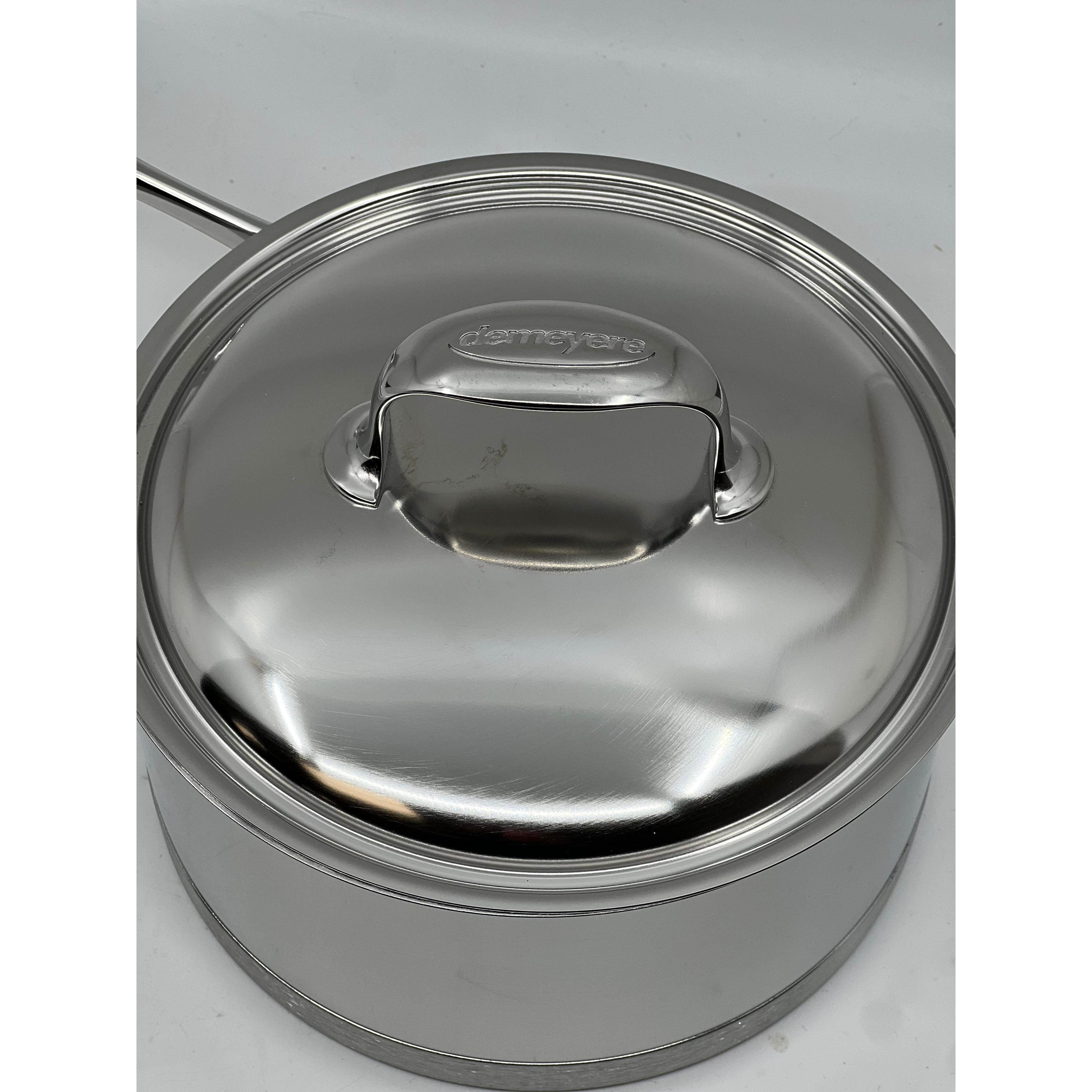 Demeyere Atlantis 10 Piece 18/10 Stainless Steel Cookware Set - Lid Imperfection - Unused Open Box