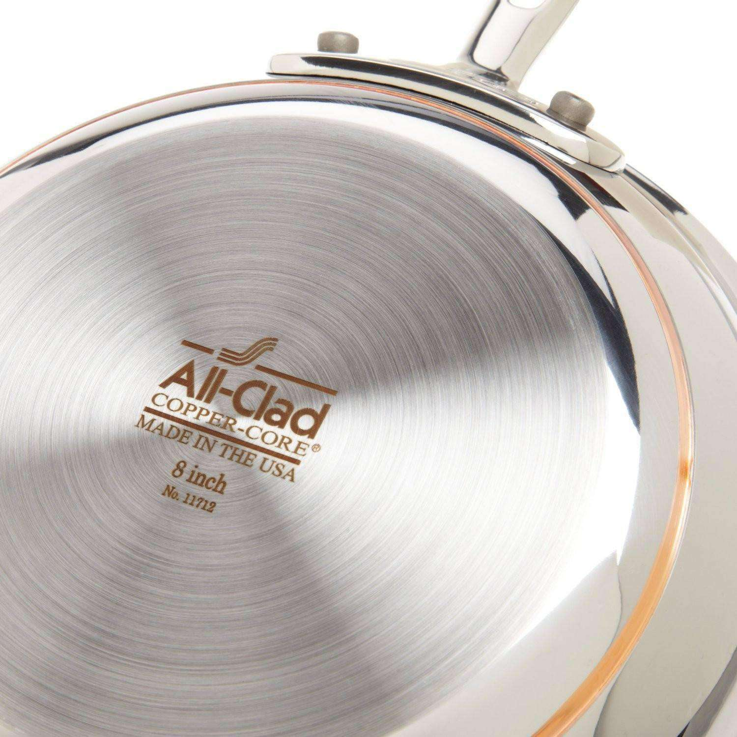 All Clad Copper Core 8 Inch Fry Pan Base - Consiglio's Kitchenware