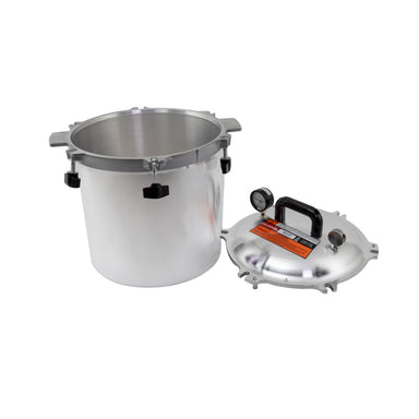 All American 25 qt Pressure Cooker/Canner model 925 – Made in USA Open
