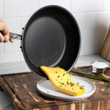 All-Clad  Copper Core Non Stick 10" Stainless Steel Skillet Eggs 