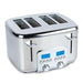 All Clad Digital Stainless Steel Toaster 4 Slice