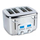 All Clad Digital Stainless Steel Toaster 4 Slice
