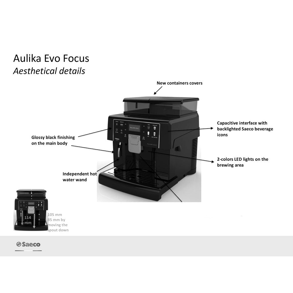 Saeco Aulika Evo Focus Automatic Espresso Machine — Consiglio's