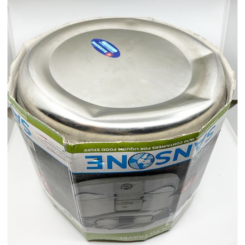 Sansone 25L/6.60 gal Europa Fusti 18/10 Stainless Steel Canister - NSF Certified for Holding Olive Oil and More - Made in Italy - Open Box