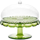 Guzzini Vanity Cake Stand with Dome Water Lily Green – Made in Italy