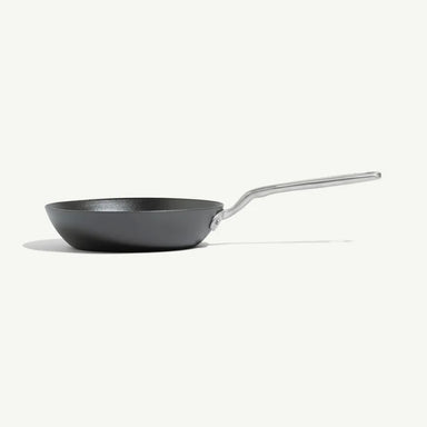 Seasoned Carbon Steel Frying Pan 8" Preseasoned  - Made in Sweden Side Profile