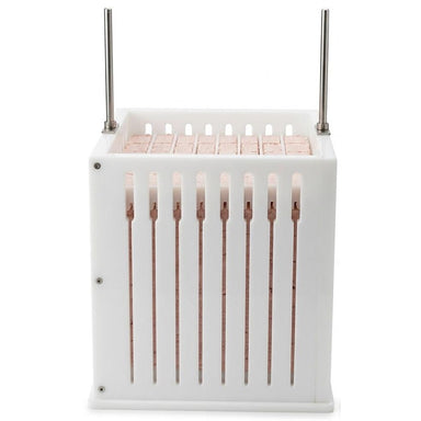 Crazy Souvle Premium Heavy Duty Souvlaki Kebab Maker - Makes 49 Skewers 150 grams per piece - 00037 - Made in Greece with meet
