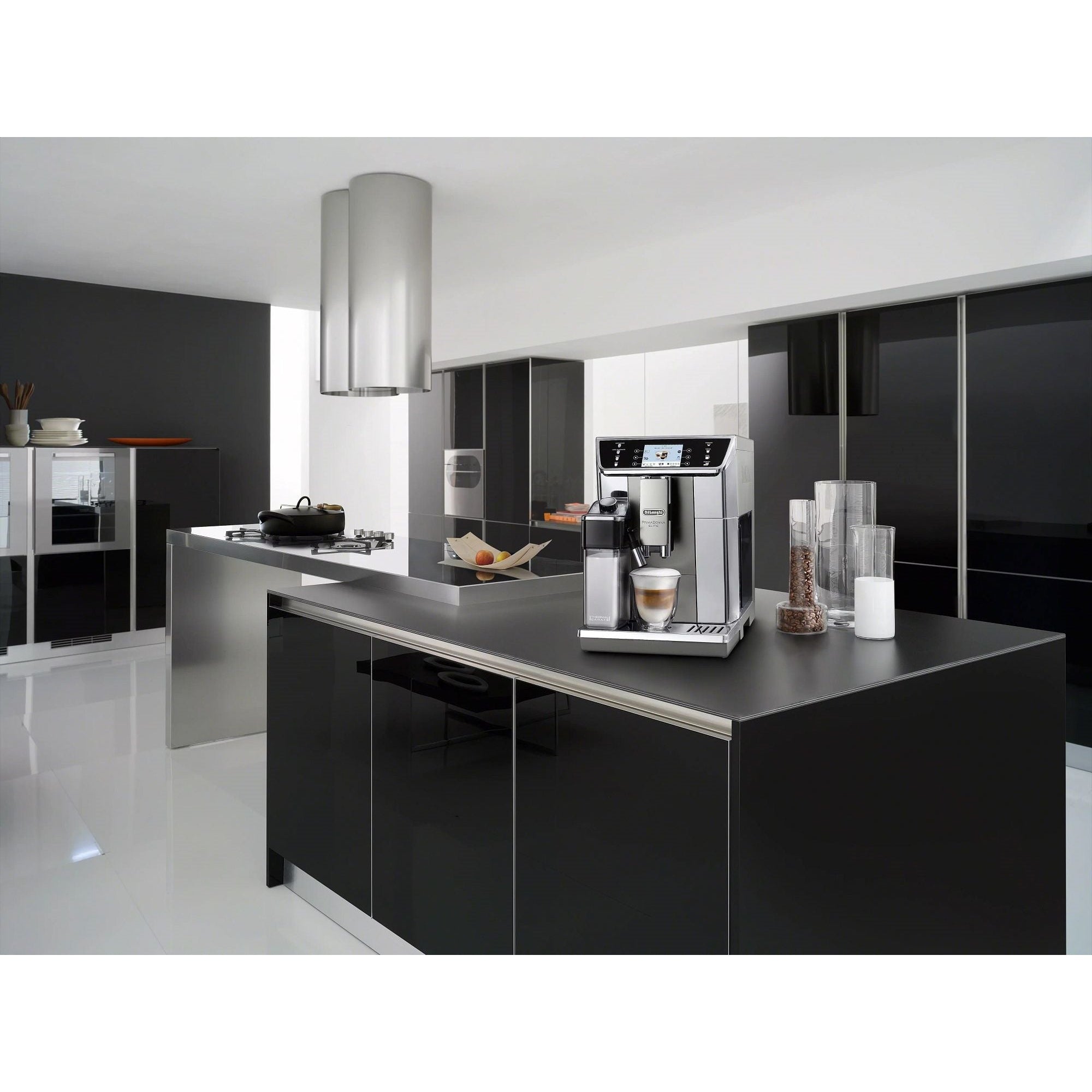 DeLonghi Prima Donna Elite Super Automatic Espresso Machine - ECAM65055MS Kitchen Display