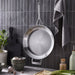Demeyere Industry 5 Collection 32 cm / 12.6" 18/10 Stainless Steel Frying Pan Hanging