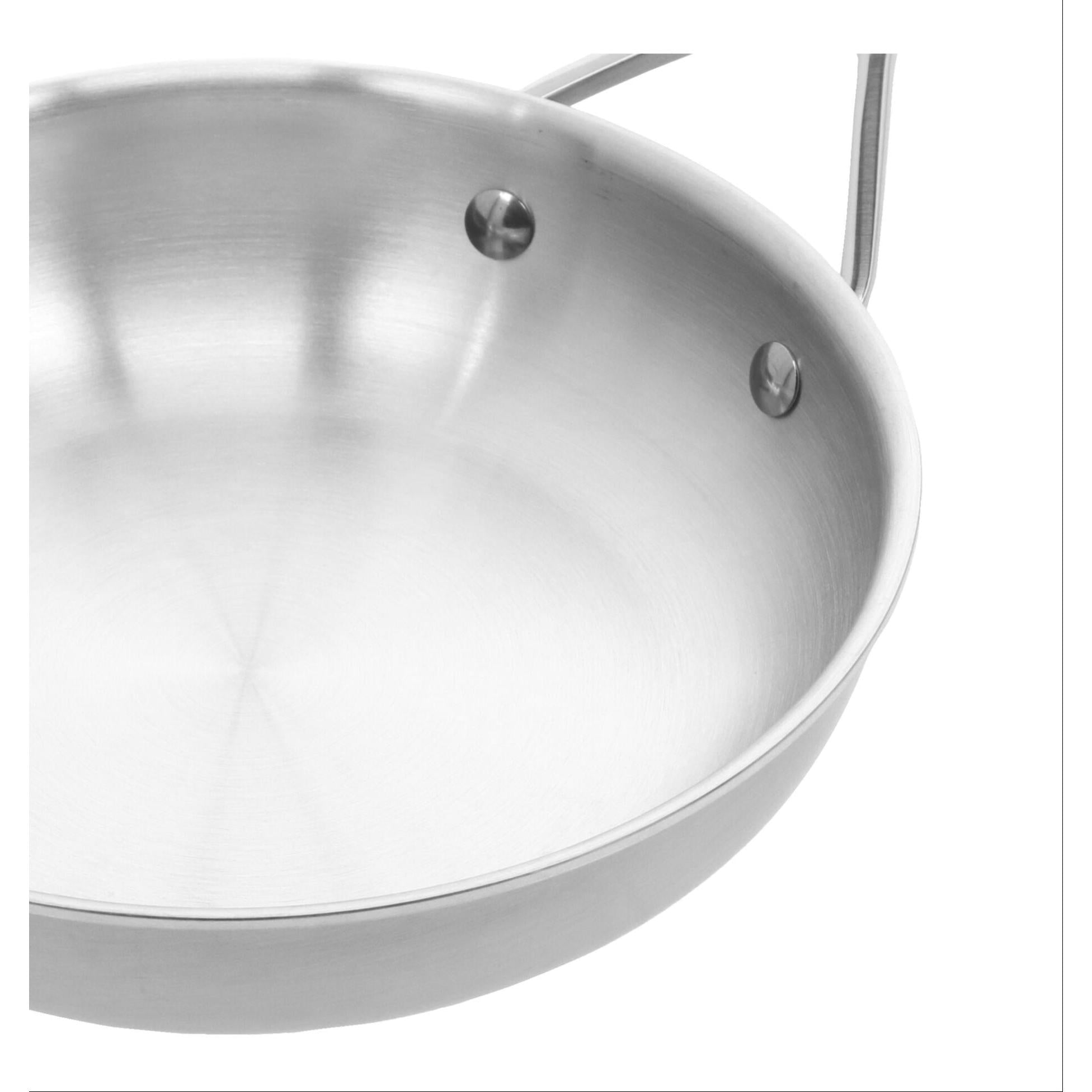 Demeyere Essential 5 Collection 20 cm / 8" 18/10 Stainless Steel Frying Pan Side
