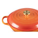 Le Creuset 3.5L Flame Doree Shallow Braiser (30 cm) gold